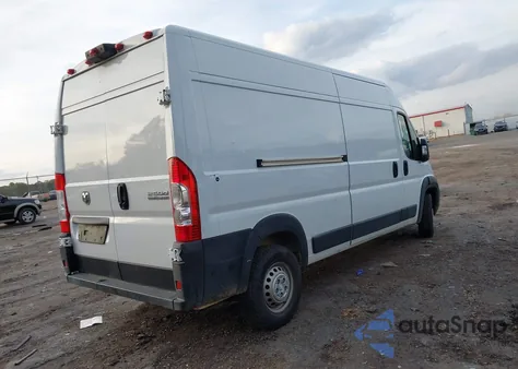2024 Ram Promaster 2500 Tradesman High Roof 159 Wb W/Pass Seat from USA, damaged, VIN 3C6LRVDG6RE132182